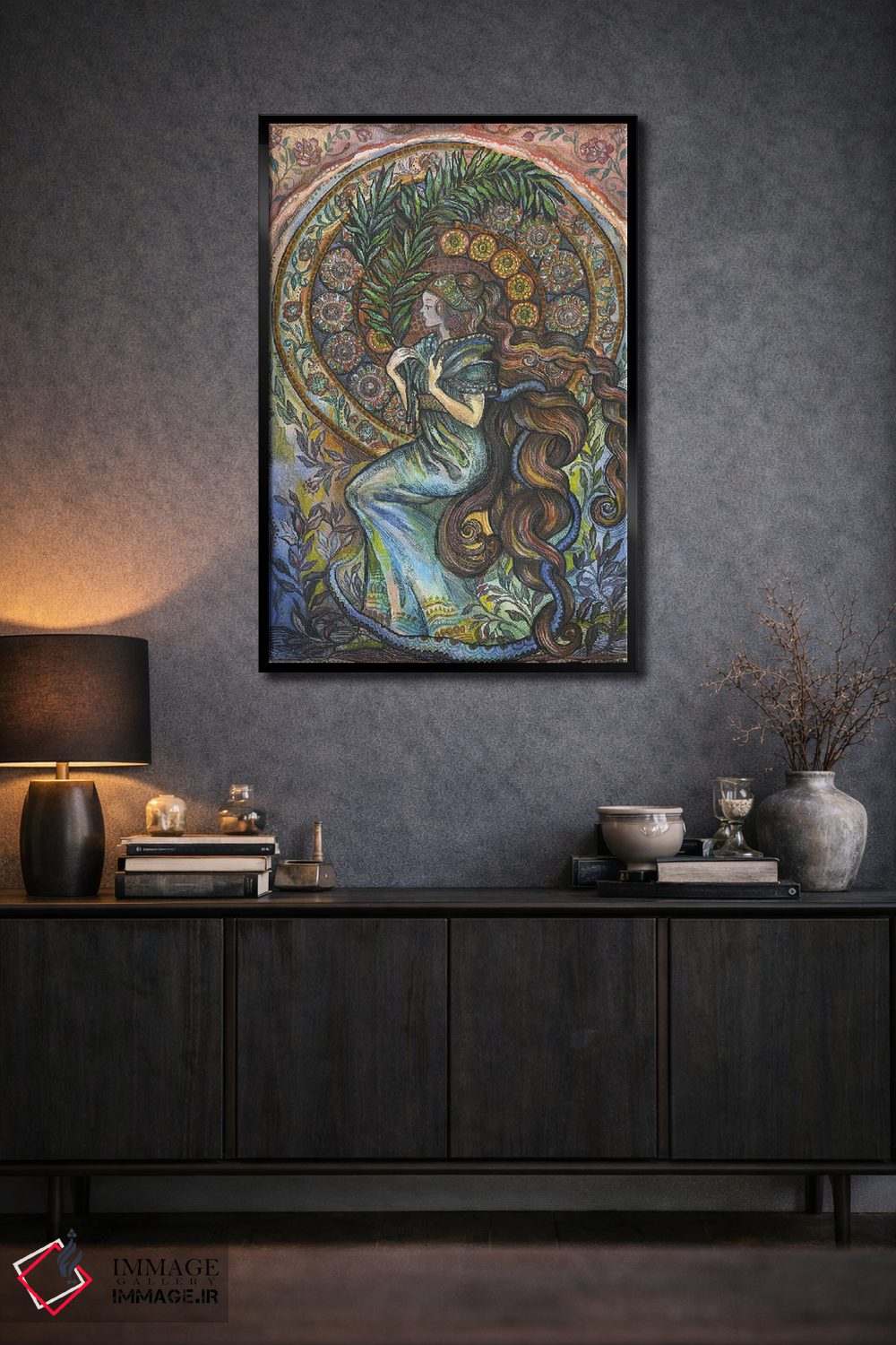 تابلو دکوراتیو زندگی با عینک خوش بینی ۱ اثر فانیتسا پترو - D2B