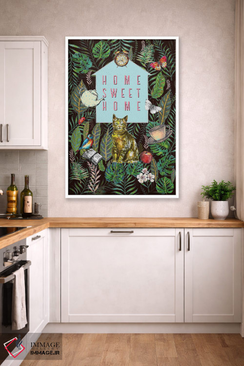 تابلو دکوراتیو خانه، خانه دوست داشتنی من اثر فانیتسا پترو - D2W