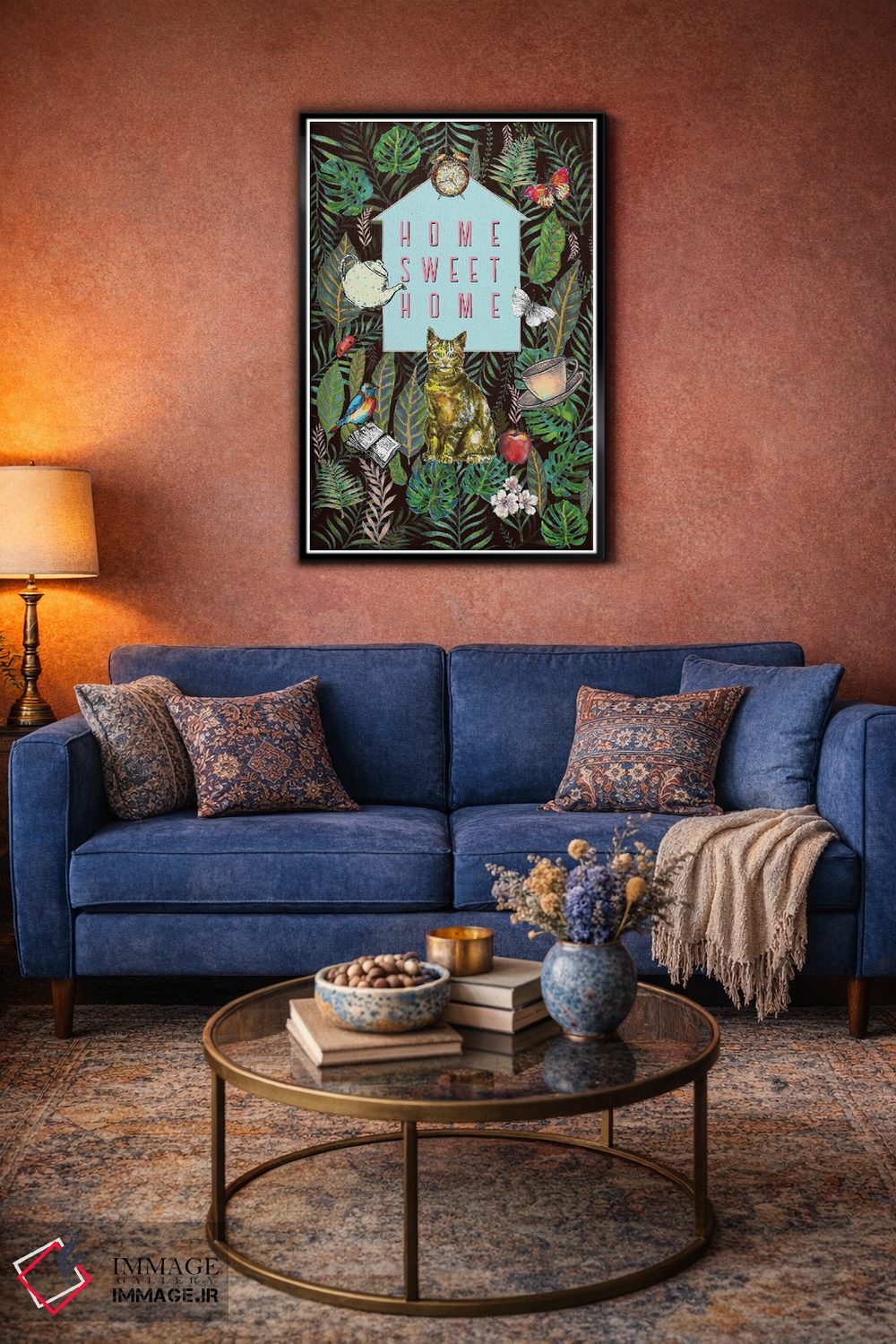 تابلو دکوراتیو خانه، خانه دوست داشتنی من اثر فانیتسا پترو - D3B