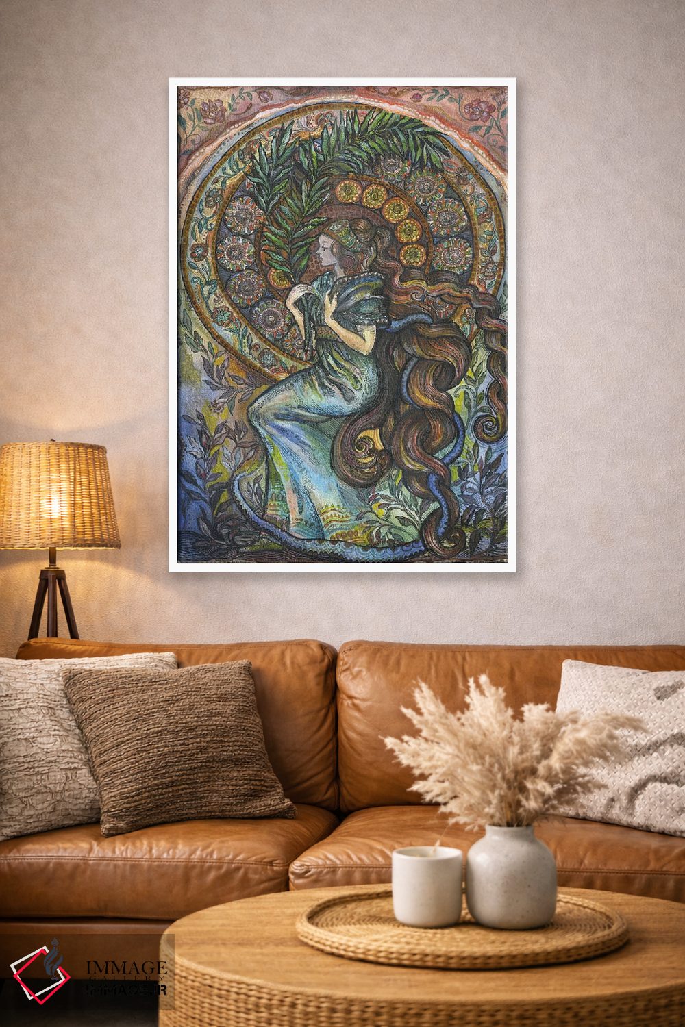 تابلو دکوراتیو زندگی با عینک خوش بینی ۱ اثر فانیتسا پترو - D3W