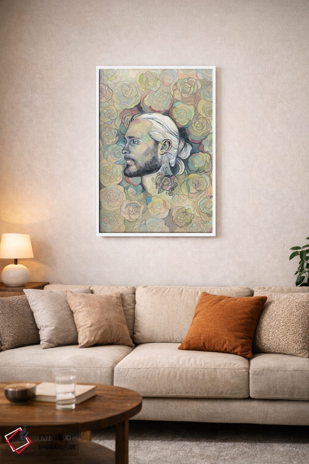 تابلو دکوراتیو تتو گل رز اثر فانیتسا پترو - D2W