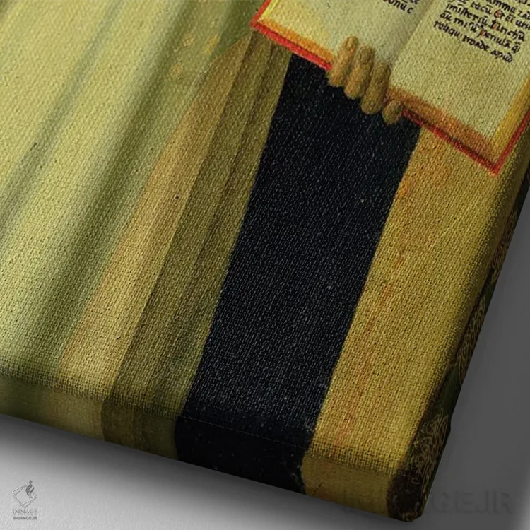 تابلو کلاسیک جزئیات سنت دومینیک، محراب پروجا، ۱۴۳۷-۳۸ اثر فرا آنجلیکو - نمای نزدیک بافت بوم