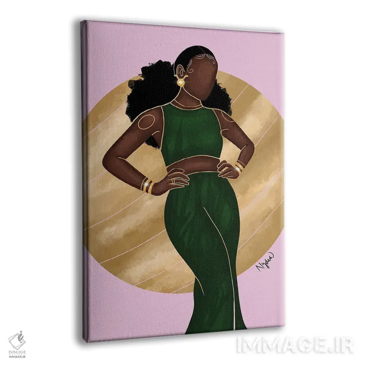 تابلو دکوراتیو برج ثور اثر نیدیا دراز - نمای پرسپکتیو محصول