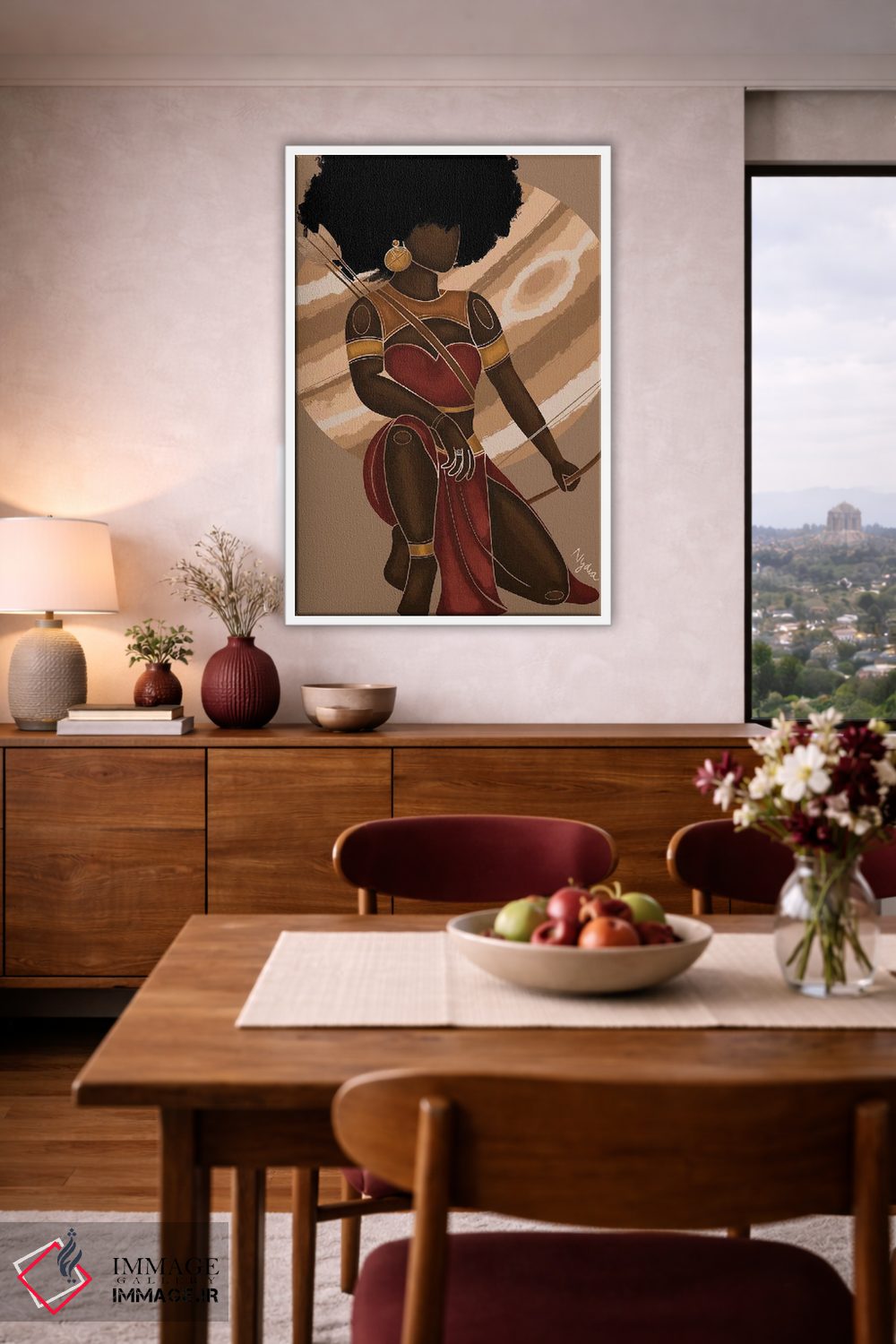 تابلو دکوراتیو برج قوس اثر نیدیا دراز - D4W