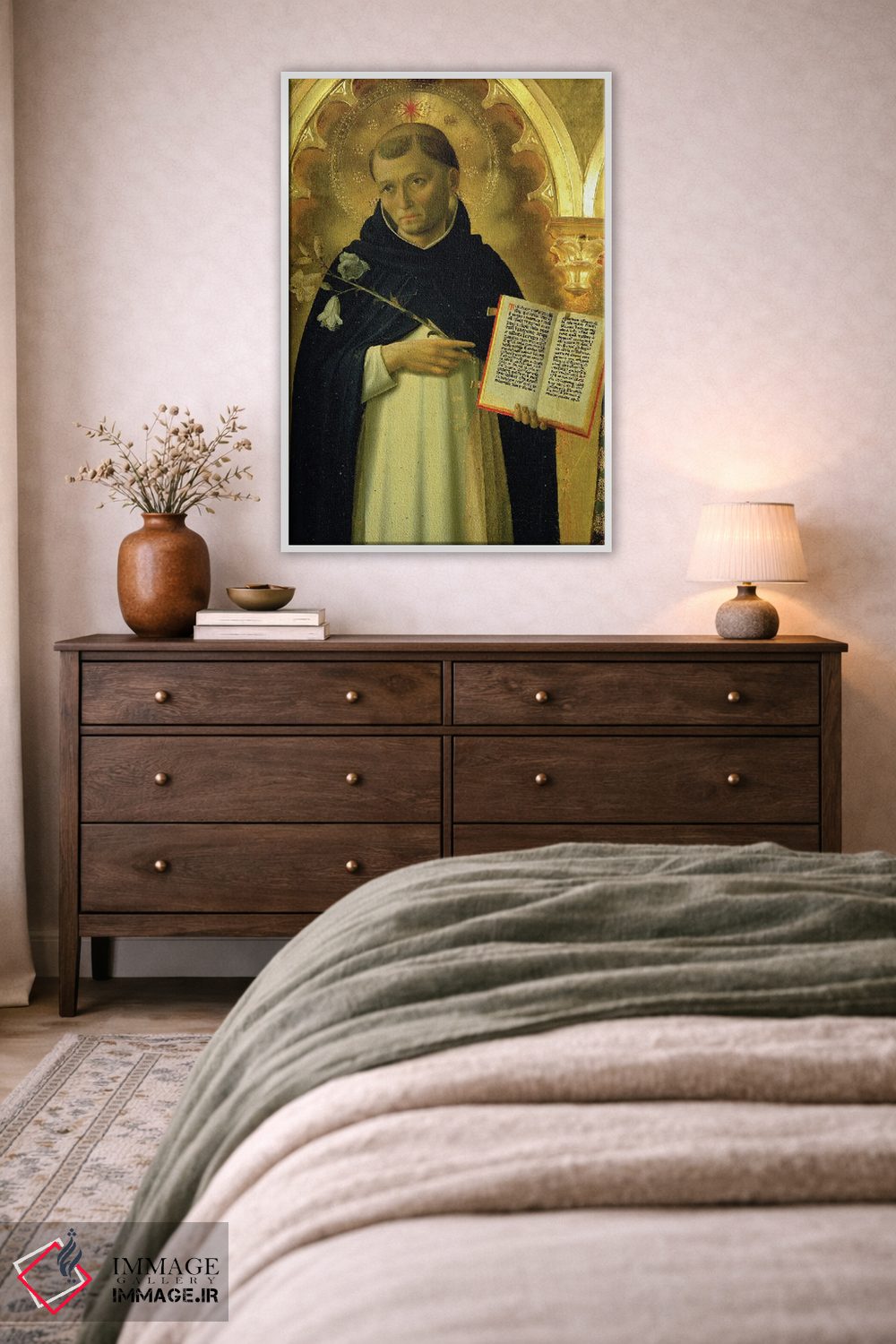 تابلو کلاسیک جزئیات سنت دومینیک، محراب پروجا، ۱۴۳۷-۳۸ اثر فرا آنجلیکو - D2W