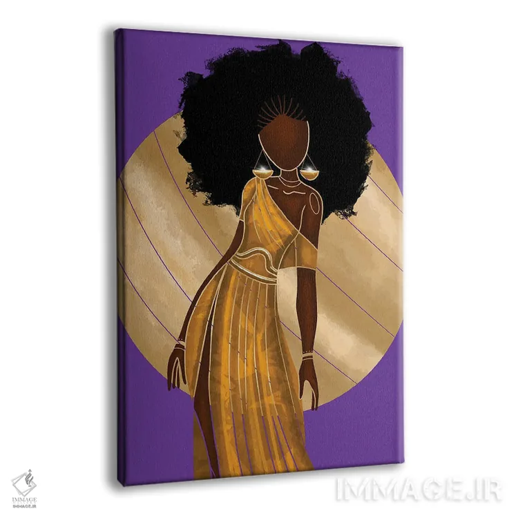 تابلو دکوراتیو برج میزان اثر نیدیا دراز - نمای پرسپکتیو محصول