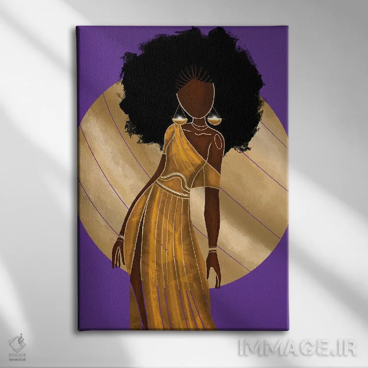 تابلو دکوراتیو برج میزان اثر نیدیا دراز - نمای روبهرو روی دیوار