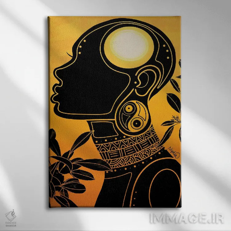 تابلو دکوراتیو انرژی اثر نیدیا دراز - نمای روبهرو روی دیوار