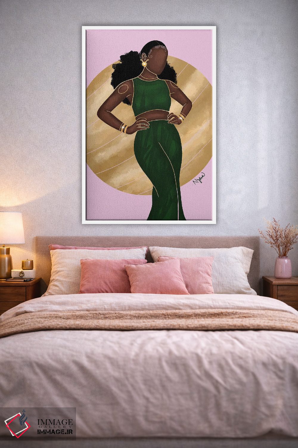 تابلو دکوراتیو برج ثور اثر نیدیا دراز - D1W