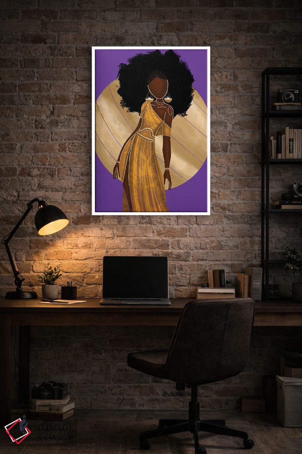 تابلو دکوراتیو برج میزان اثر نیدیا دراز - D2W