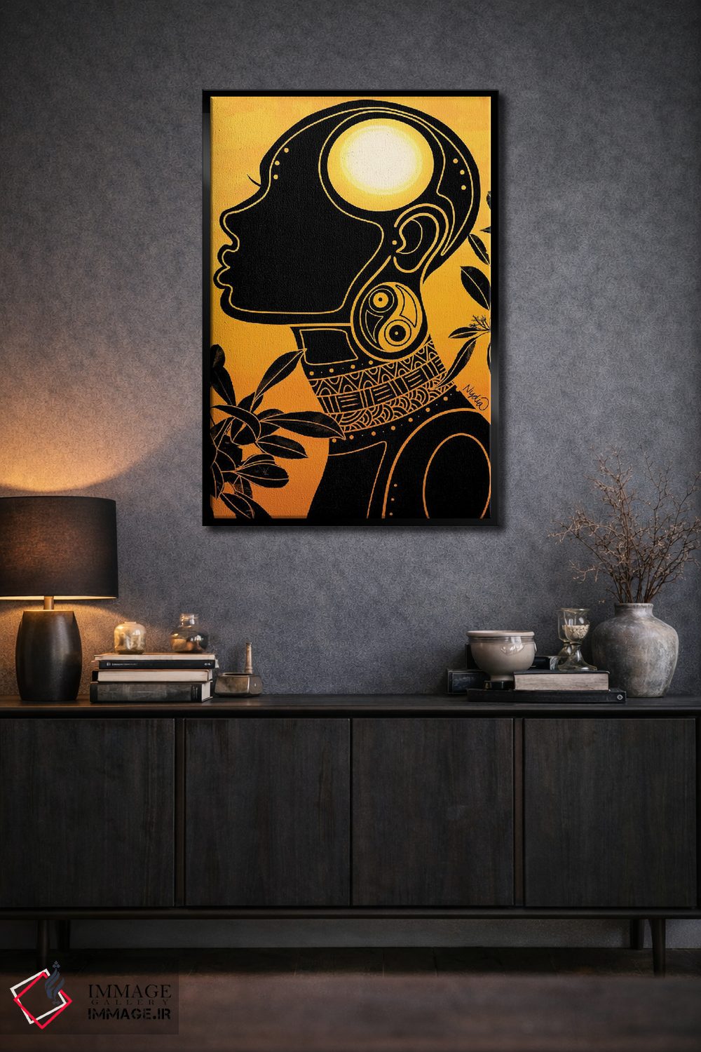 تابلو دکوراتیو انرژی اثر نیدیا دراز - D2B