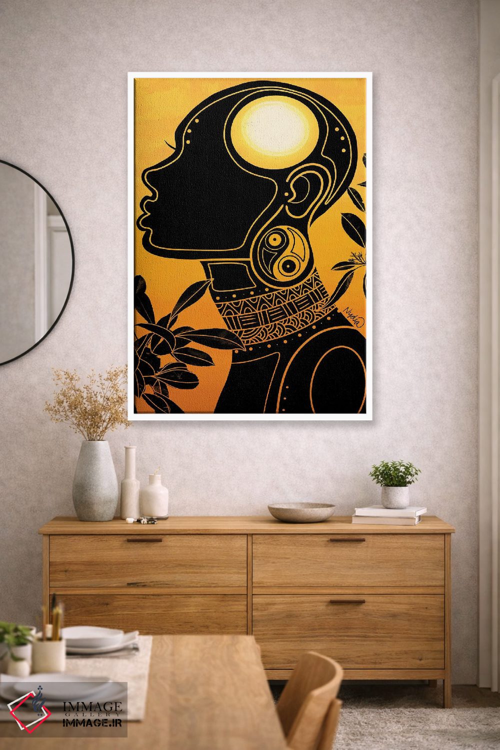 تابلو دکوراتیو انرژی اثر نیدیا دراز - D1W