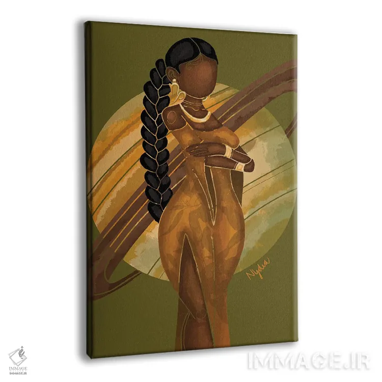 تابلو دکوراتیو برج جدی اثر نیدیا دراز - نمای پرسپکتیو محصول