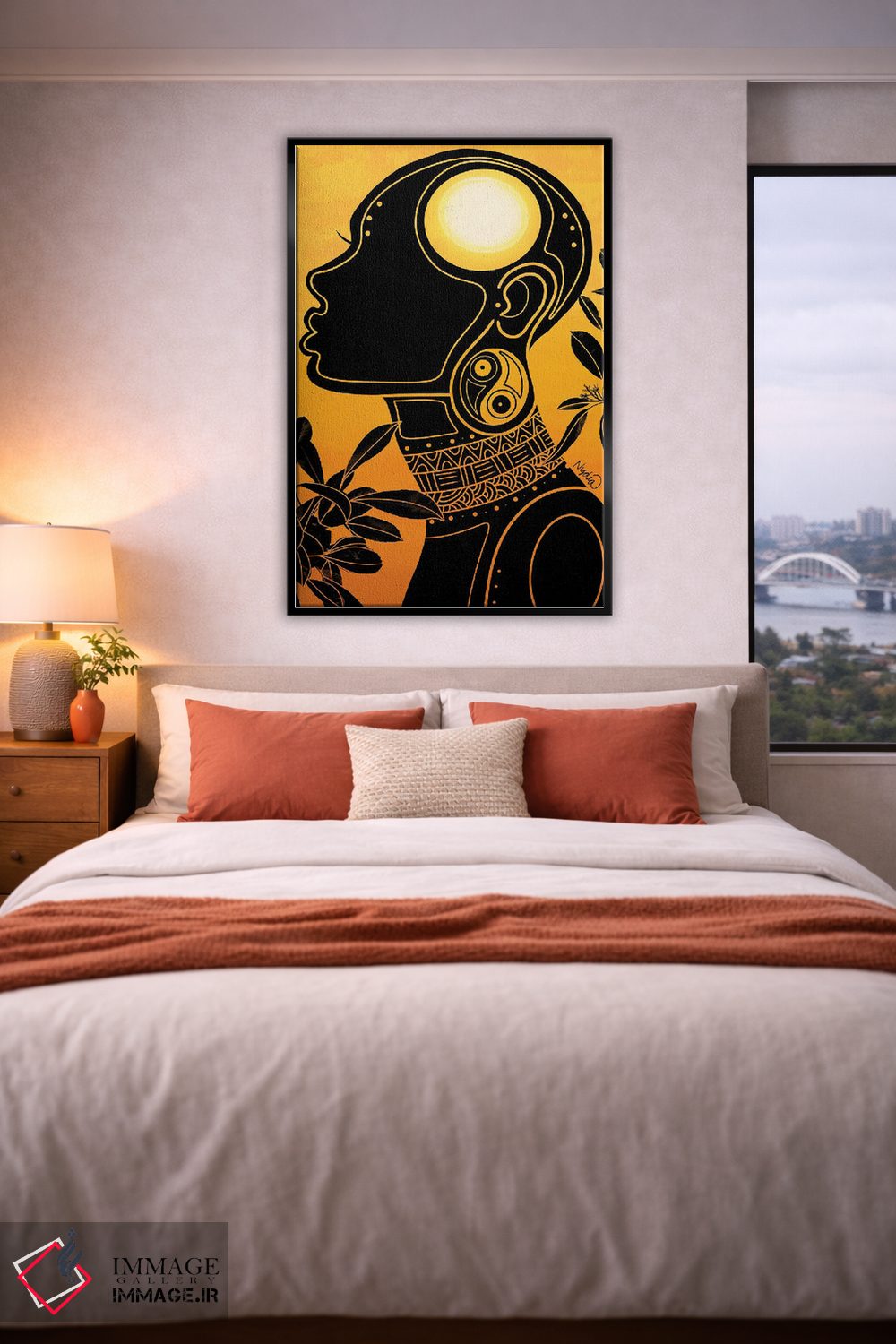 تابلو دکوراتیو انرژی اثر نیدیا دراز - D4B