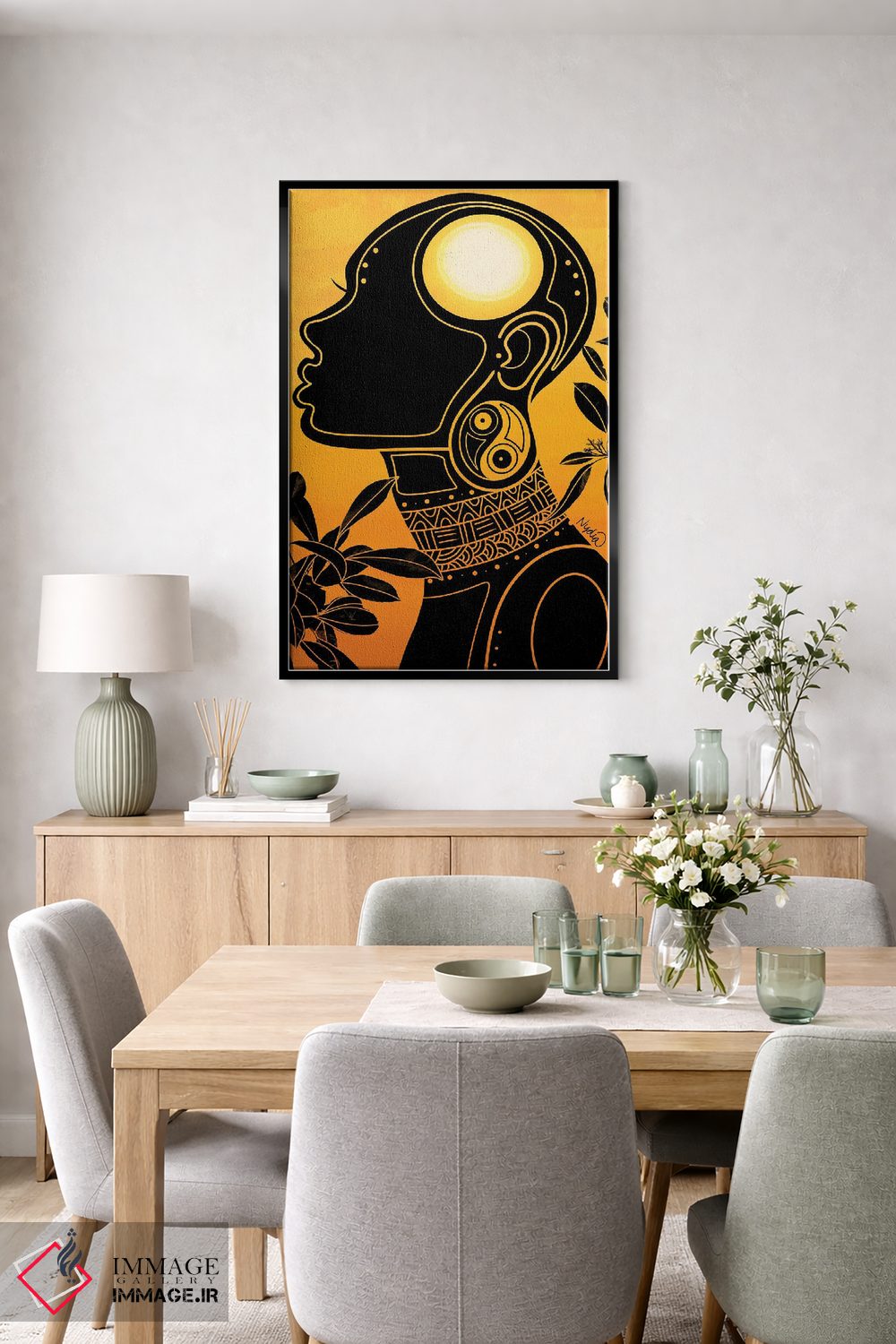 تابلو دکوراتیو انرژی اثر نیدیا دراز - D6B