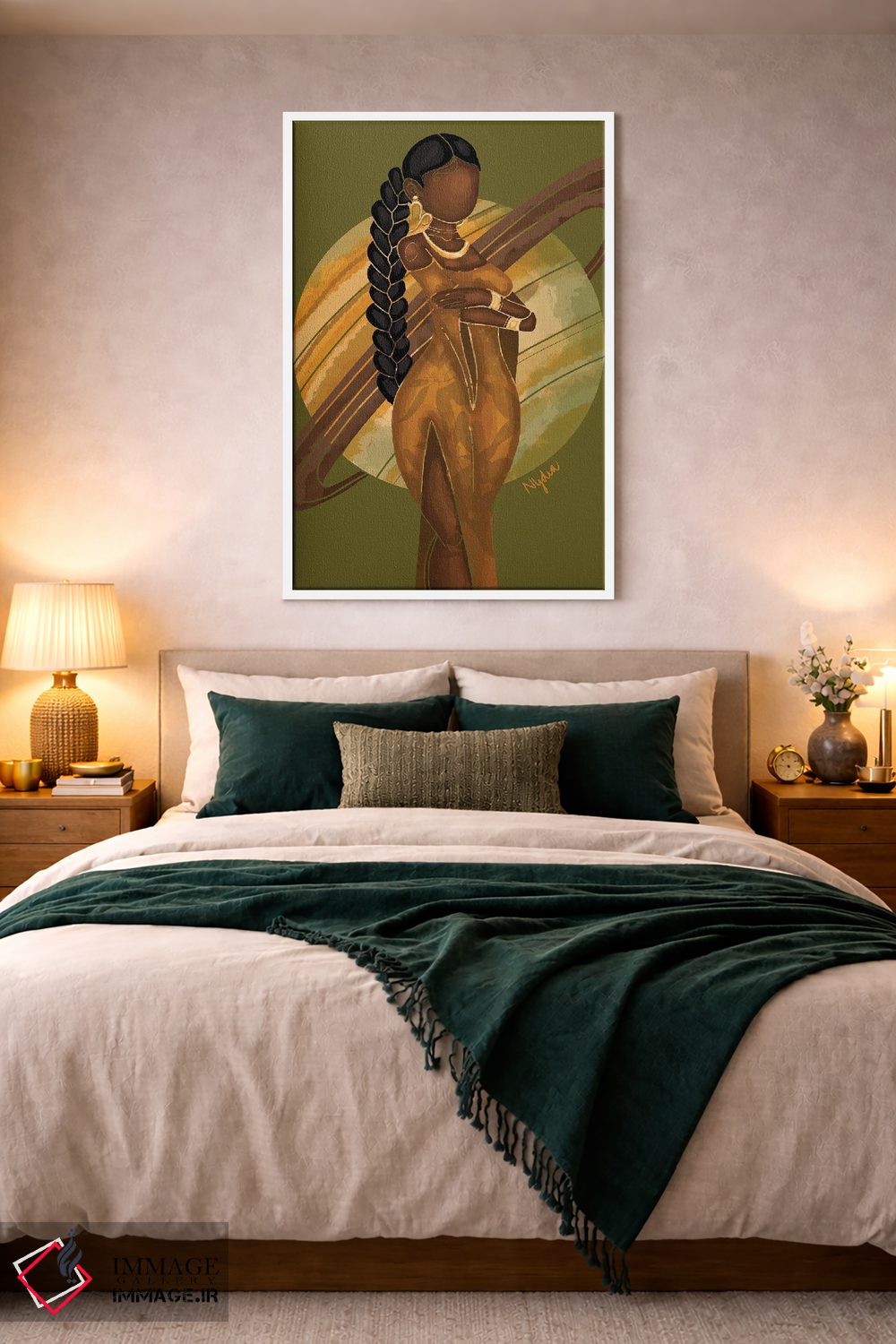 تابلو دکوراتیو برج جدی اثر نیدیا دراز - D2W