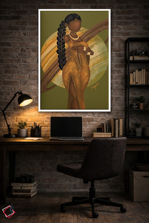 تابلو دکوراتیو برج جدی اثر نیدیا دراز - D4W