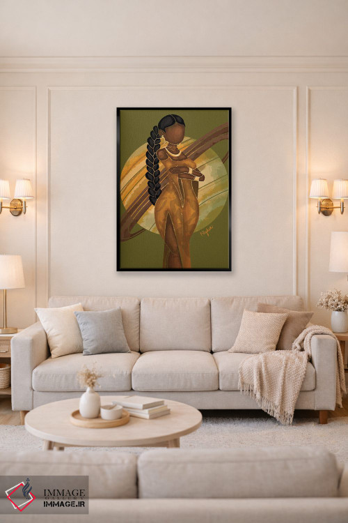 تابلو دکوراتیو برج جدی اثر نیدیا دراز - D5B