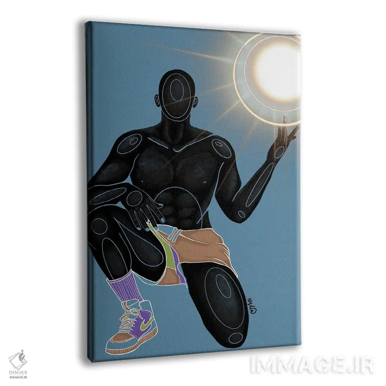 تابلو دکوراتیو مهار کردن خورشید اثر نیدیا دراز - نمای پرسپکتیو محصول