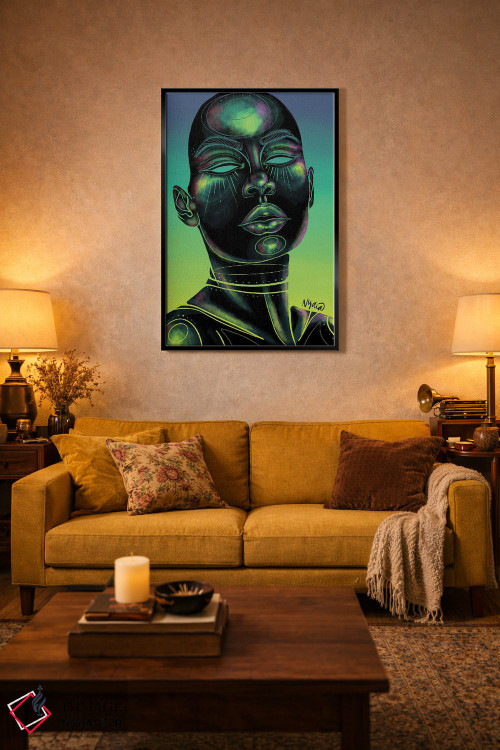 تابلو دکوراتیو هولوگرافیک اثر نیدیا دراز - D5B