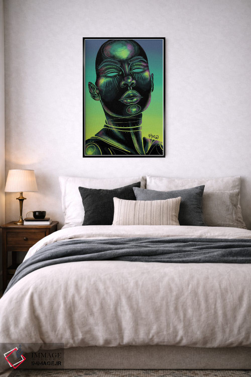 تابلو دکوراتیو هولوگرافیک اثر نیدیا دراز - D6B