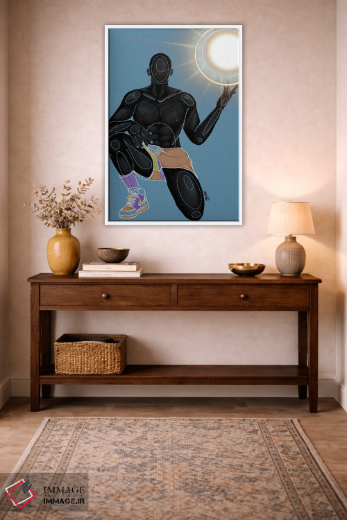 تابلو دکوراتیو مهار کردن خورشید اثر نیدیا دراز - D1W