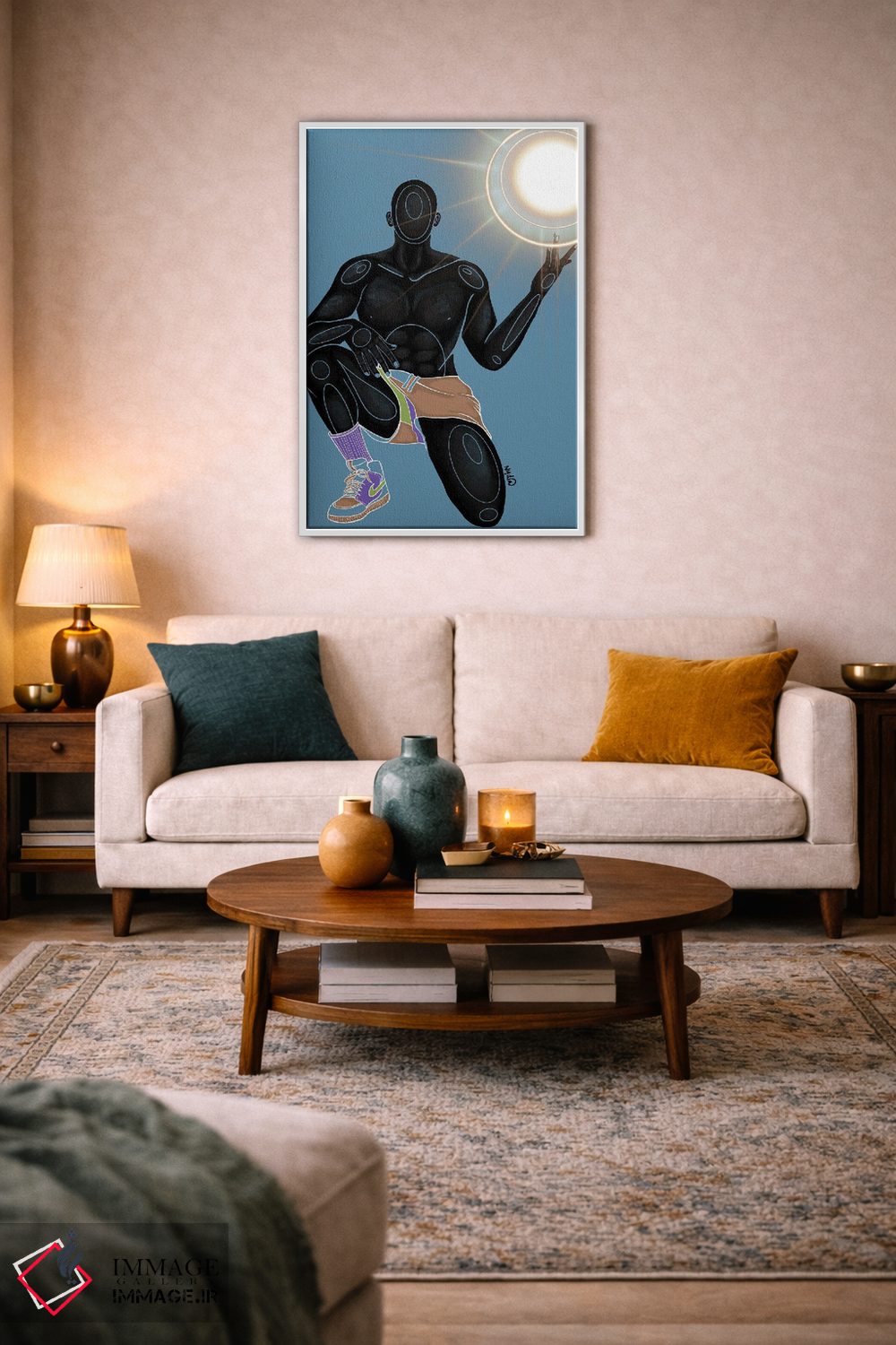 تابلو دکوراتیو مهار کردن خورشید اثر نیدیا دراز - D3W