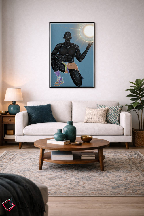 تابلو دکوراتیو مهار کردن خورشید اثر نیدیا دراز - D4B