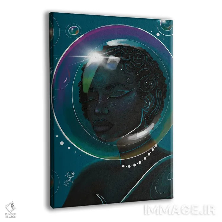 تابلو دکوراتیو "حباب ها" اثر نیدیا دراز - نمای پرسپکتیو محصول