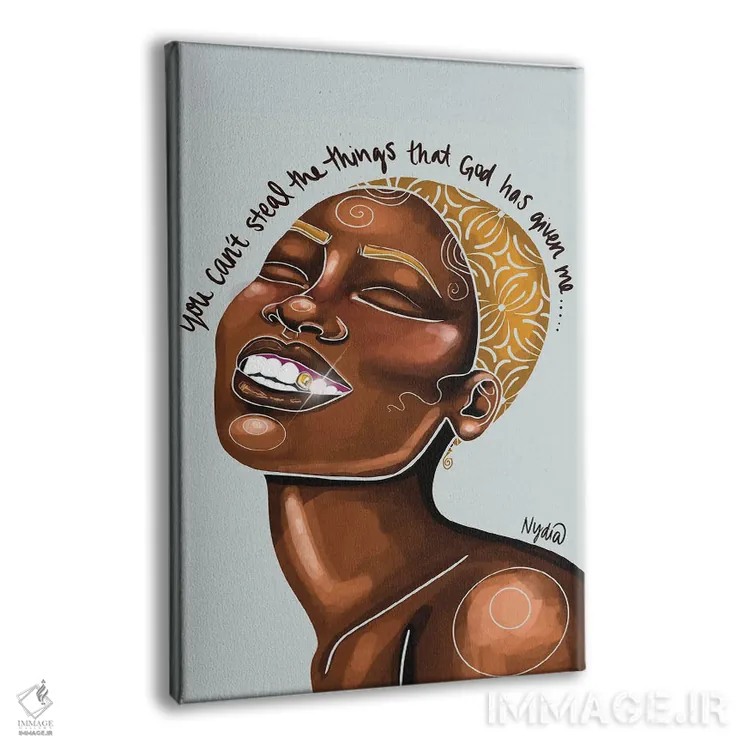 تابلو دکوراتیو "خدا گفت مال من است" اثر نیدیا دراز - نمای پرسپکتیو محصول