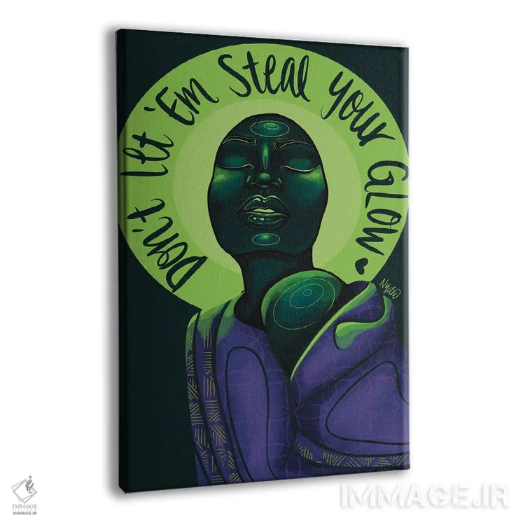 تابلو دکوراتیو "درخشش" اثر نیدیا دراز - نمای پرسپکتیو محصول