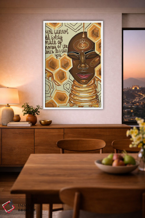 تابلو دکوراتیو "تعادل" اثر نیدیا دراز - D1W