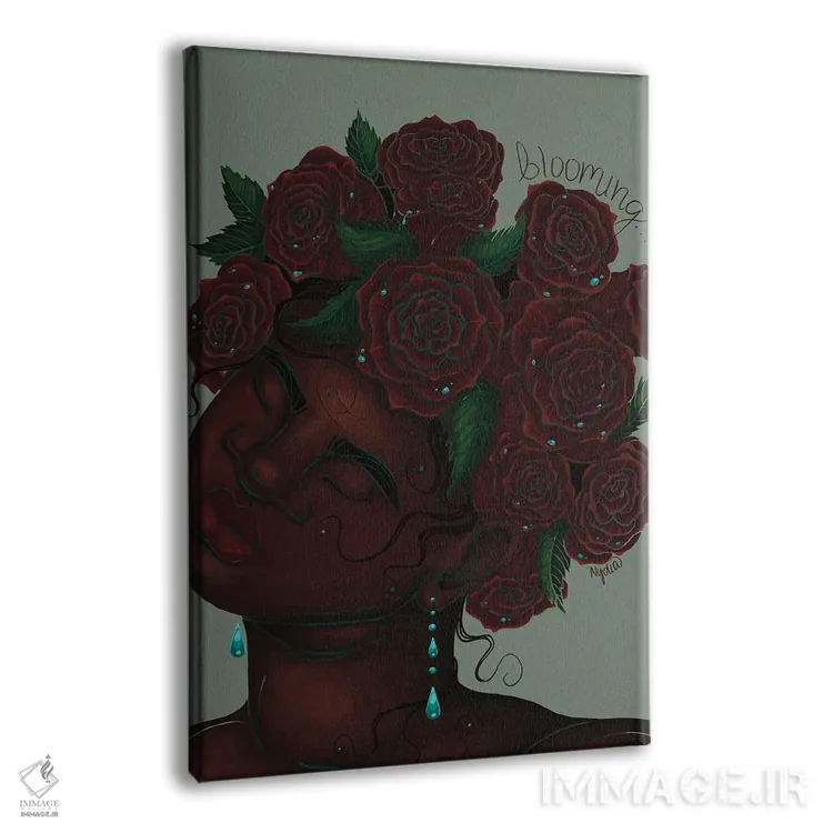 تابلو دکوراتیو "شکوفا شدن" اثر نیدیا دراز - نمای پرسپکتیو محصول