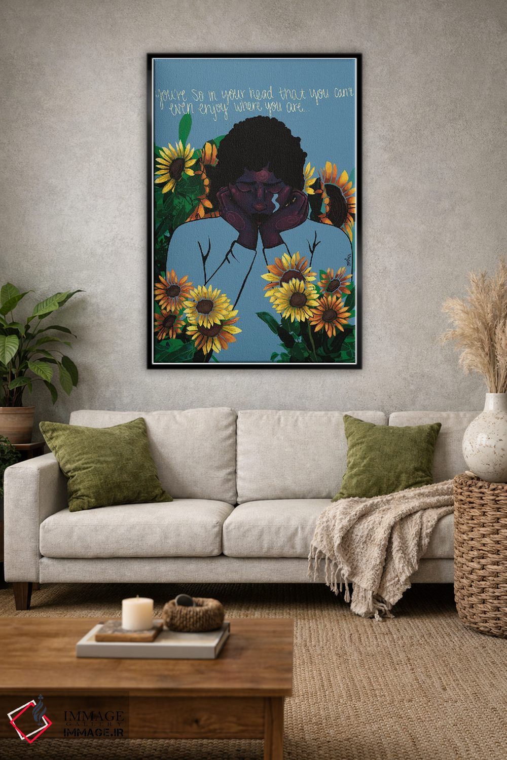 تابلو دکوراتیو "در ذهنت" اثر نیدیا دراز - D1B