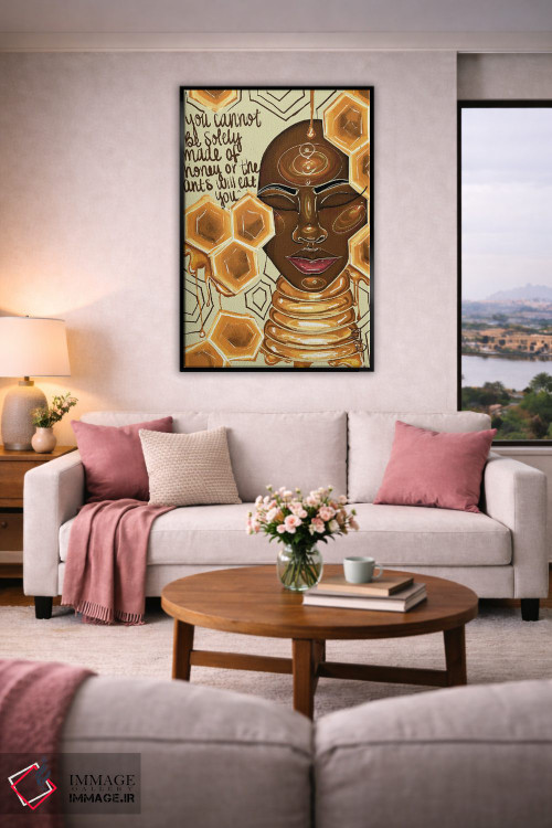 تابلو دکوراتیو "تعادل" اثر نیدیا دراز - D5B