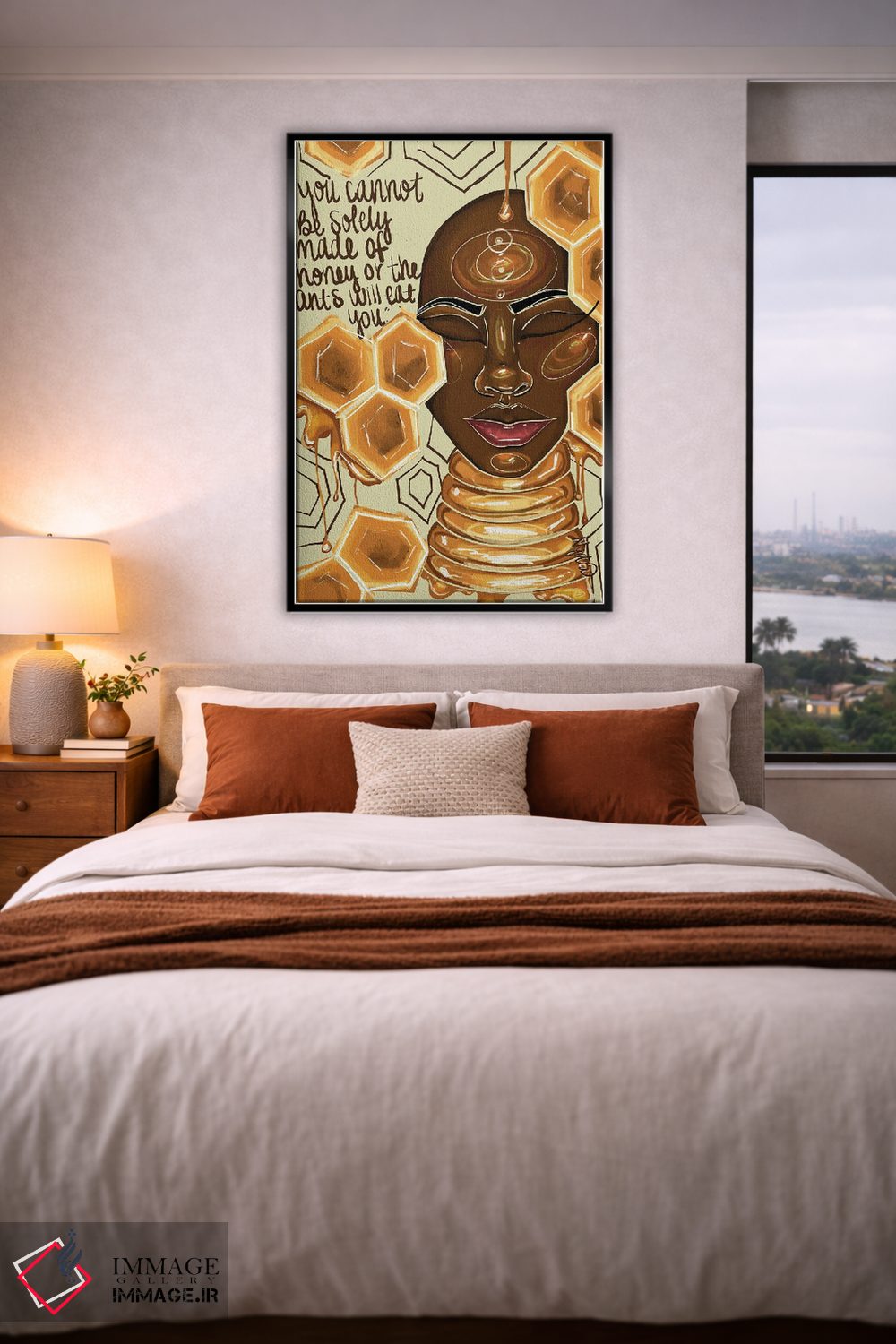 تابلو دکوراتیو "تعادل" اثر نیدیا دراز - D4B