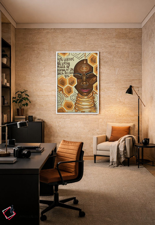 تابلو دکوراتیو "تعادل" اثر نیدیا دراز - D6W