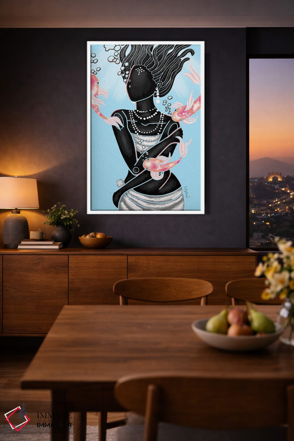 تابلو دکوراتیو "کوی " اثر نیدیا دراز - D3W