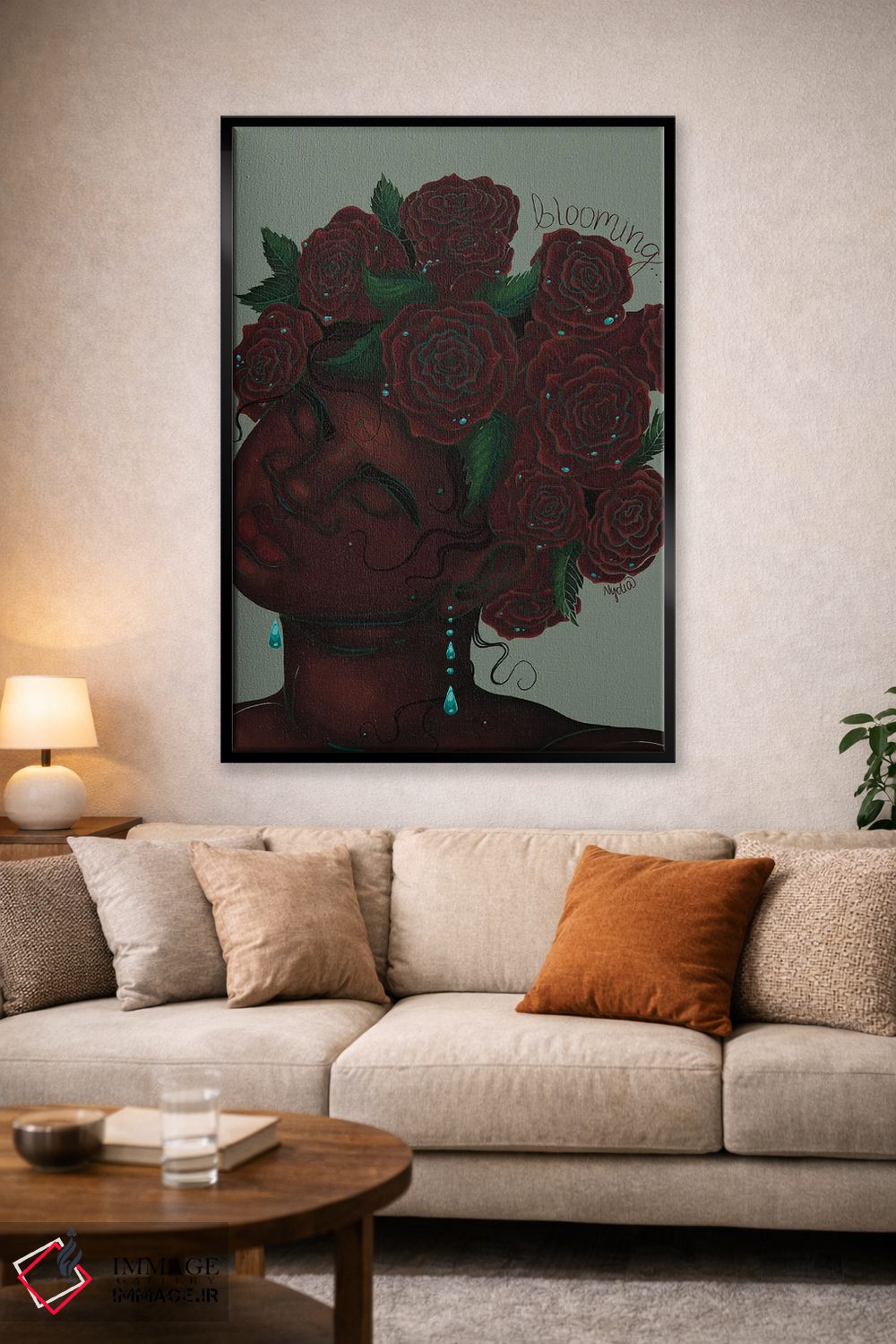 تابلو دکوراتیو "شکوفا شدن" اثر نیدیا دراز - D2B