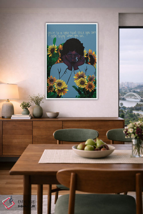 تابلو دکوراتیو "در ذهنت" اثر نیدیا دراز - D6W