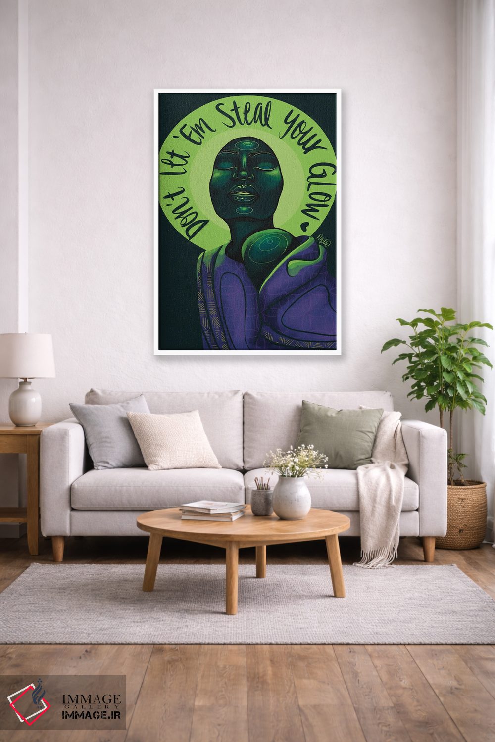 تابلو دکوراتیو "درخشش" اثر نیدیا دراز - D1W