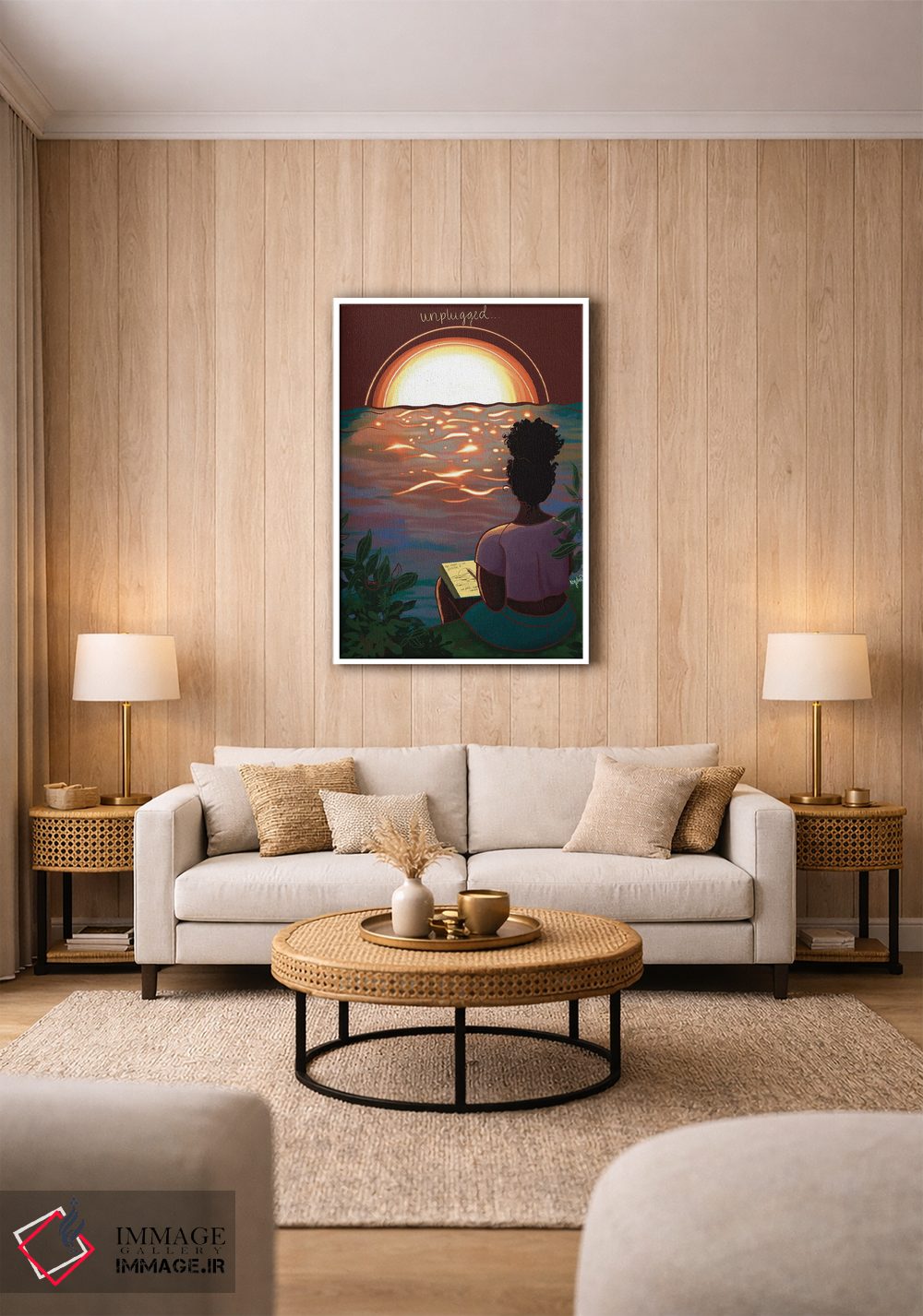 تابلو دکوراتیو "غیرفعال/بدون اتصال " اثر نیدیا دراز - D1W