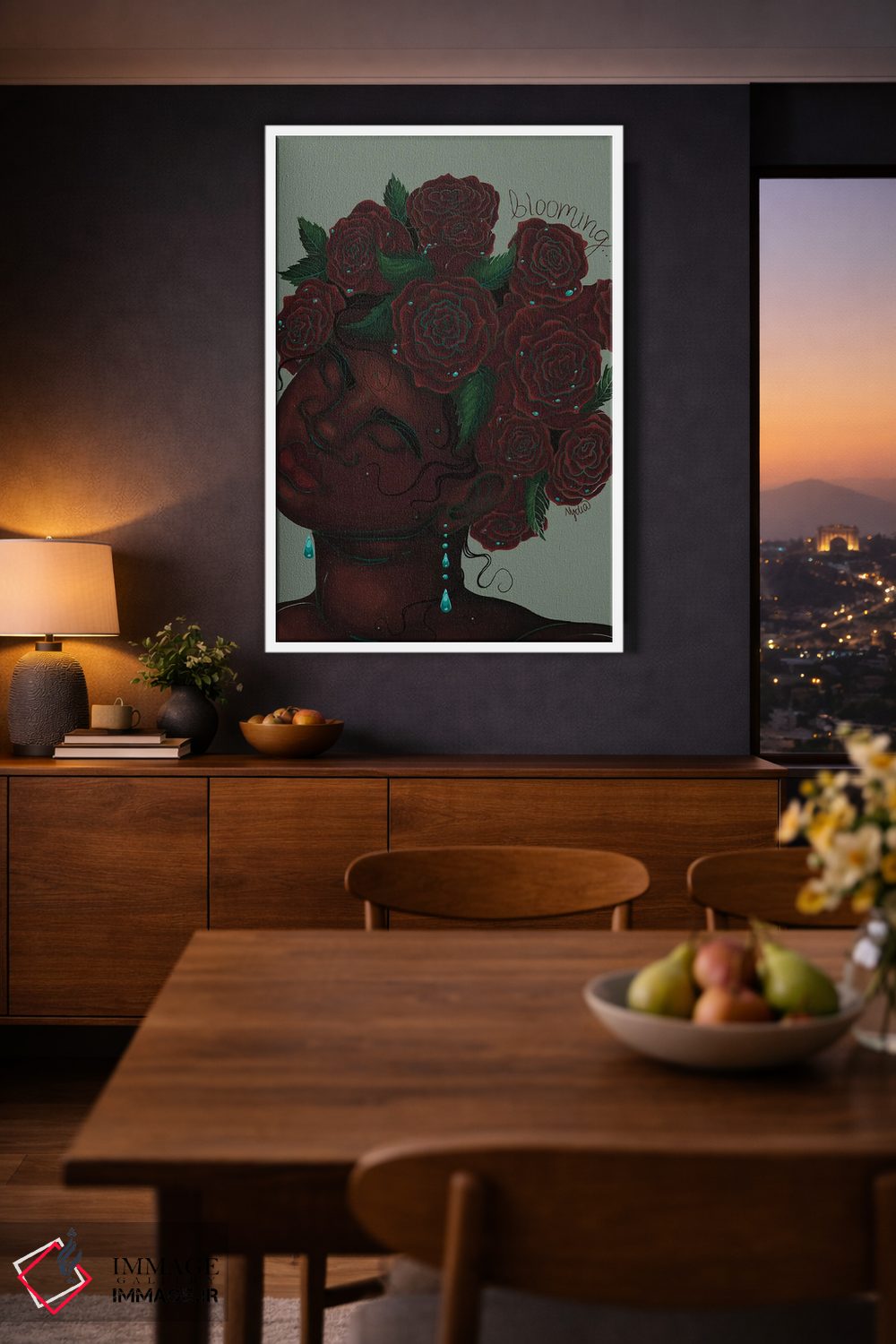 تابلو دکوراتیو "شکوفا شدن" اثر نیدیا دراز - D3W