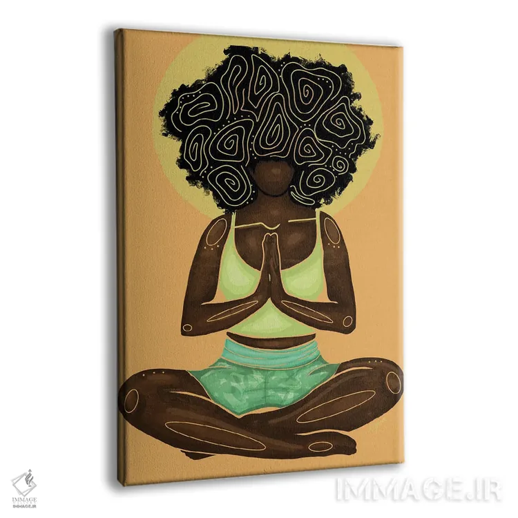 تابلو مدرن "مدیتیشن" اثر نیدیا دراز - نمای پرسپکتیو محصول