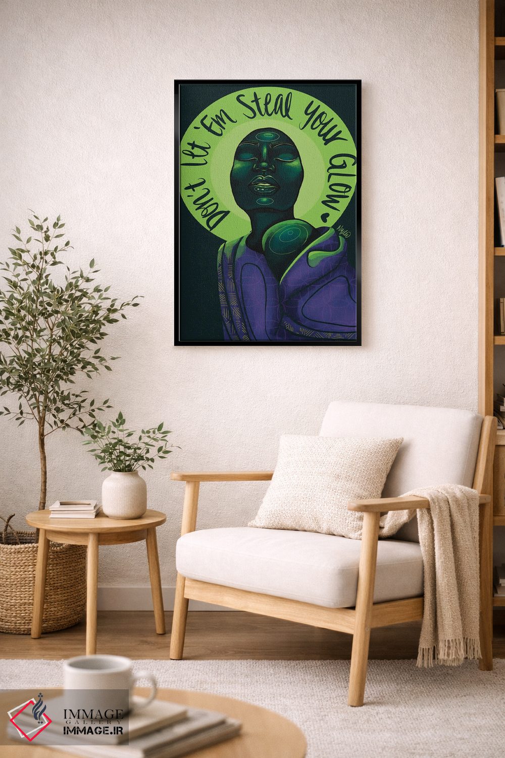 تابلو دکوراتیو "درخشش" اثر نیدیا دراز - D2B