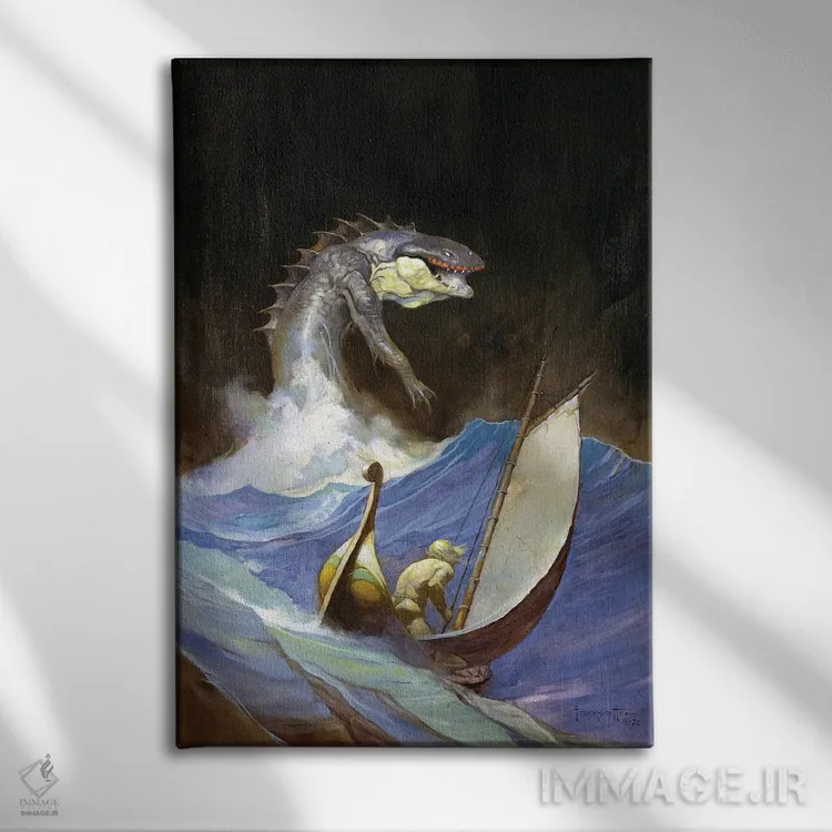 تابلو دکوراتیو "کارسون ونوس " اثر فرانک فرزتا - نمای روبهرو روی دیوار