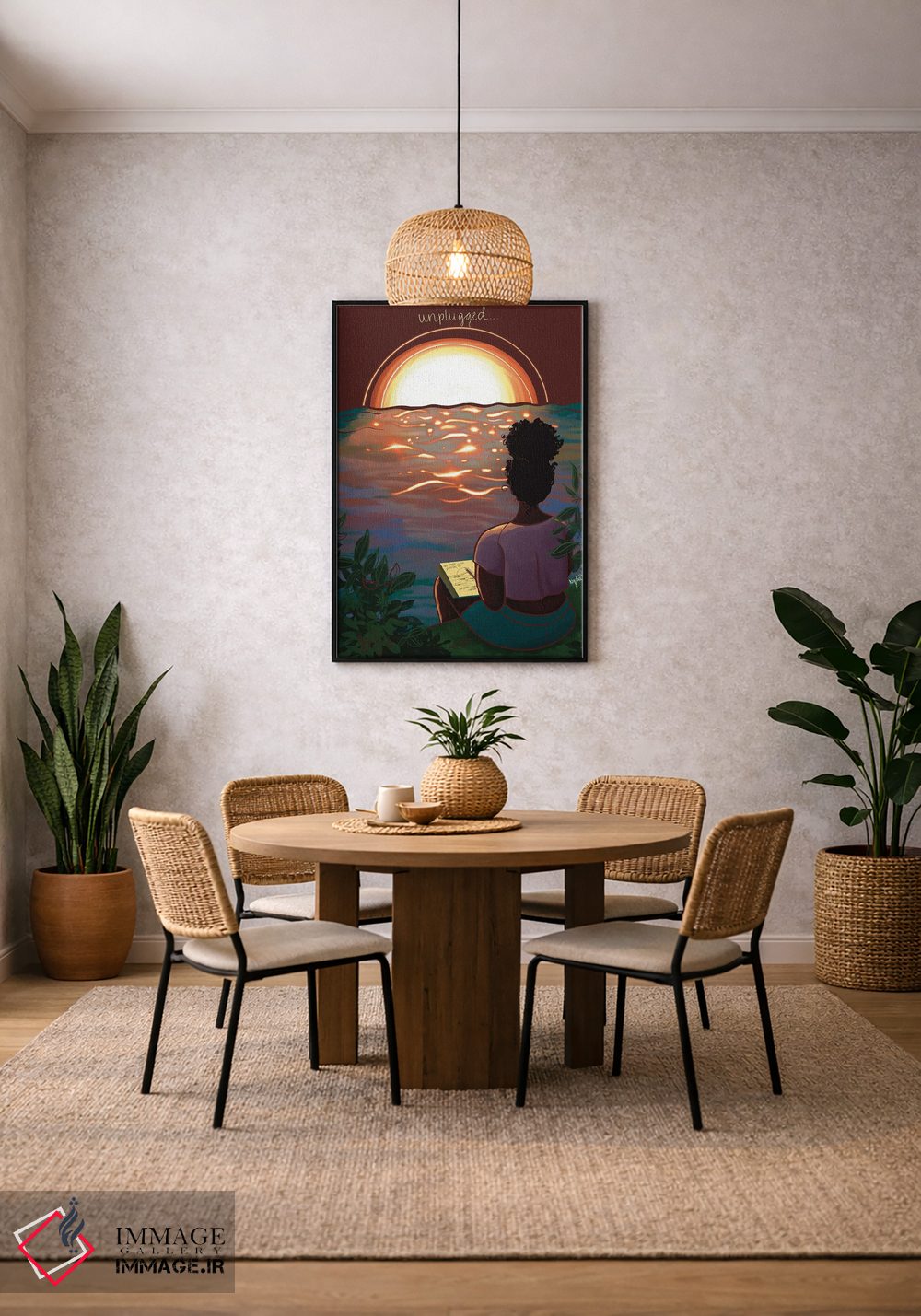 تابلو دکوراتیو "غیرفعال/بدون اتصال " اثر نیدیا دراز - D4B