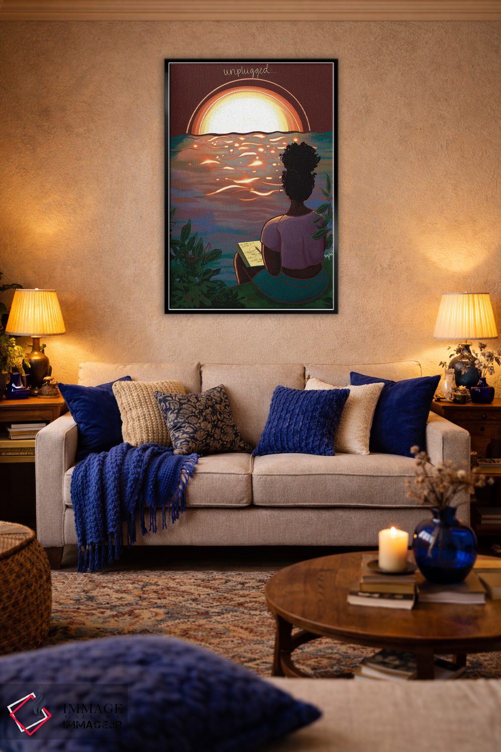 تابلو دکوراتیو "غیرفعال/بدون اتصال " اثر نیدیا دراز - D5B