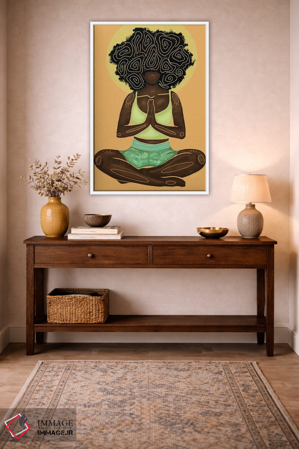 تابلو مدرن "مدیتیشن" اثر نیدیا دراز - D2W