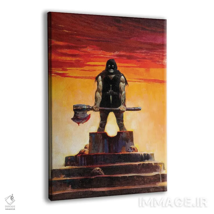 تابلو دکوراتیو "جلاد" اثر فرانک فرزتا - نمای پرسپکتیو محصول